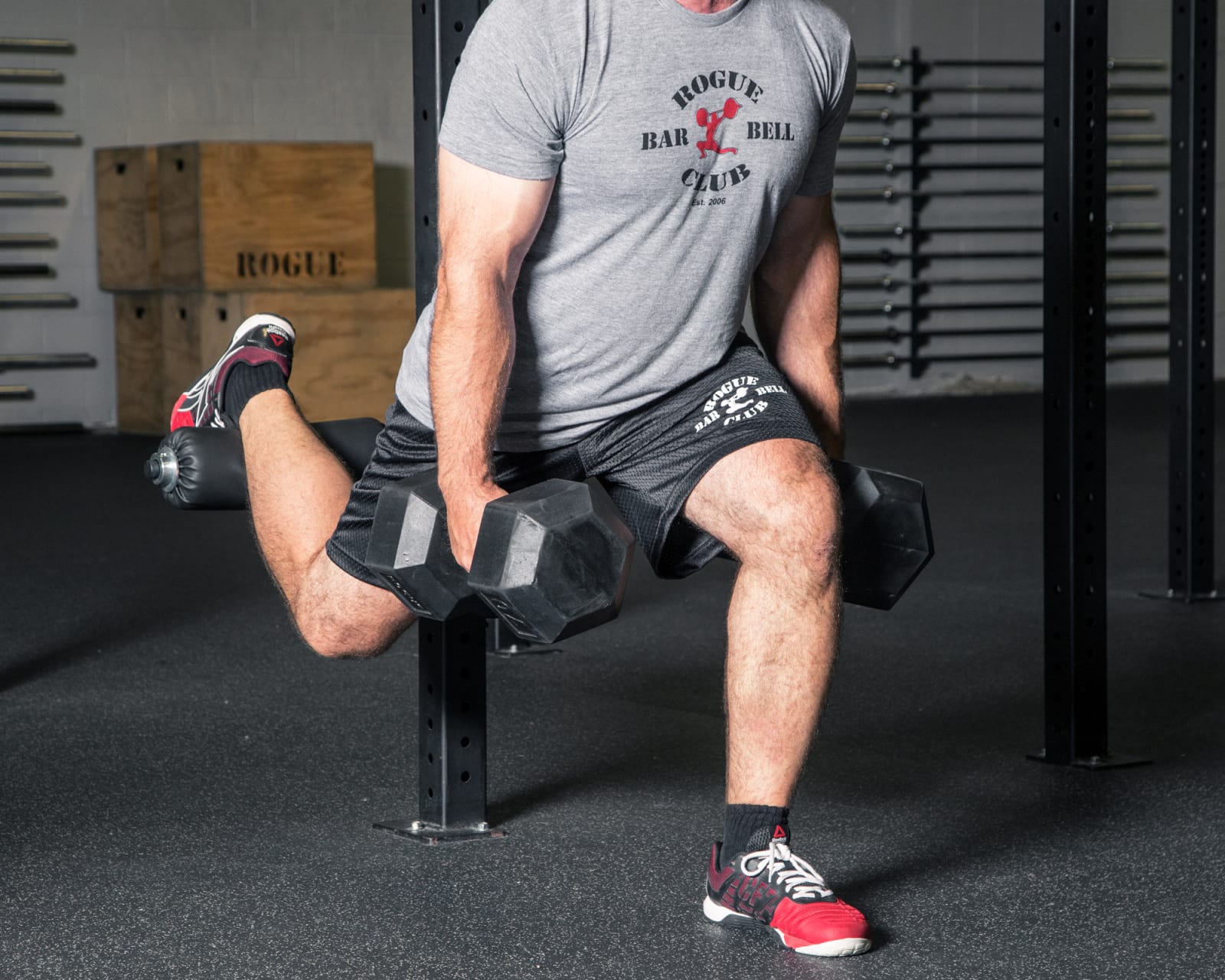 Leg rollers sales for squat rack